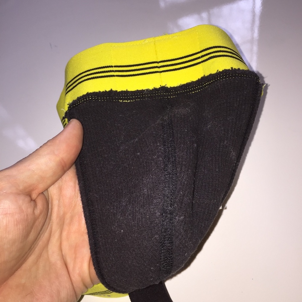NASTY PIG Black & Yellow Jock Strap MEDIUM. WOOF! - Picture 7 of 8